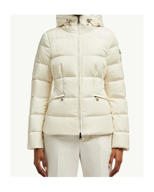 Moncler Gray Avoce Hooded Short Down Jacket