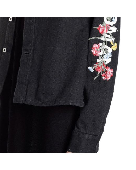 Off-White c/o Virgil Abloh Black Embroidered Casual Jacket