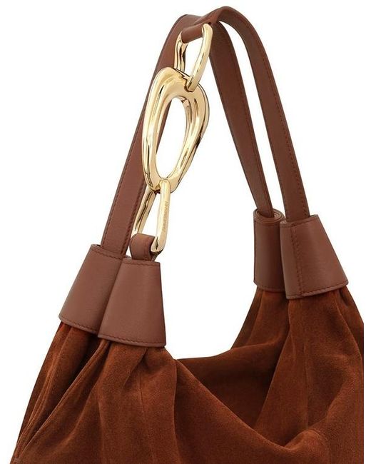 Zimmermann Brown Trampoline Small Hobo Bag