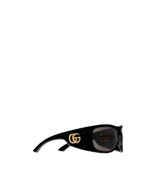 Gucci Black Eyewear Square Frame Sunglasses for men