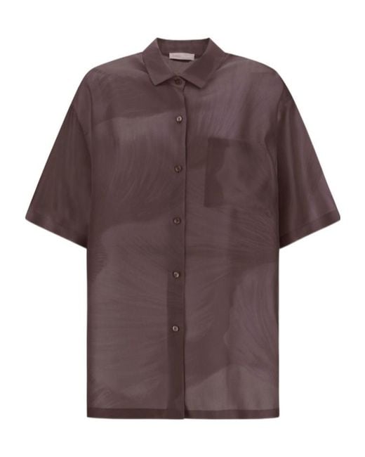 Herno Purple Resort Shirt