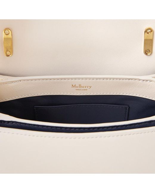 Mulberry Natural Small Lana Foldover-Top Tote Bag