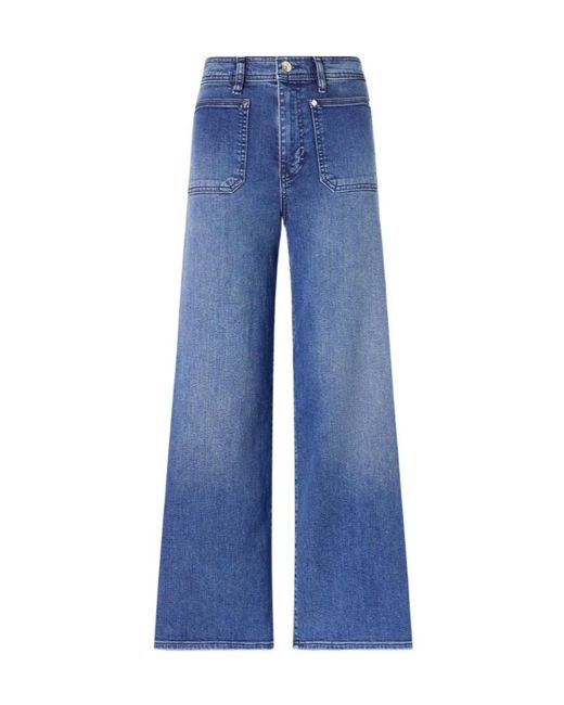 FRAME Blue Jeans With Belt Loops