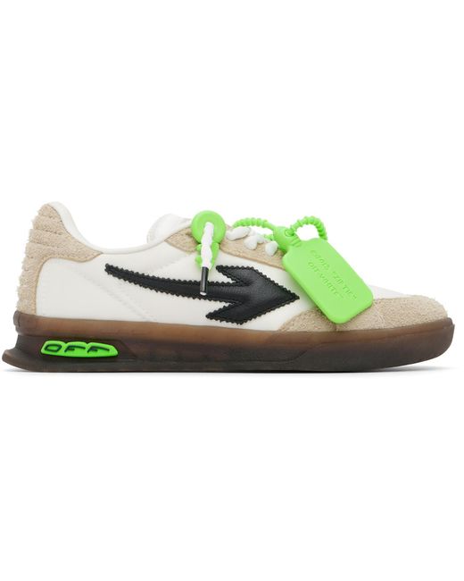 Off-White c/o Virgil Abloh Green End Of Play Low-Top Sneakers