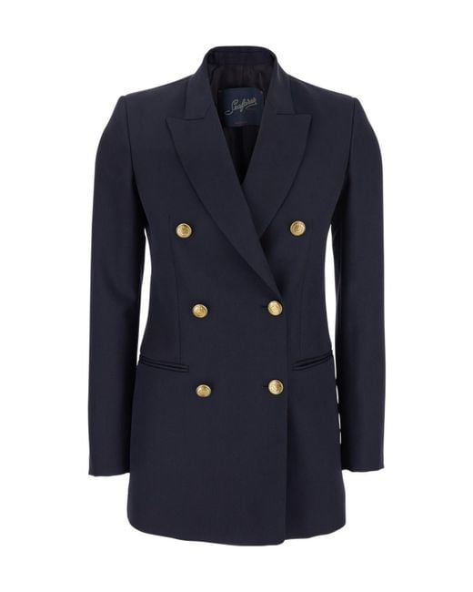 Seafarer Blue Betty Double-Breasted Blazer