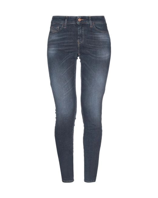 DIESEL Blue Dark Wash Stretch Jeans