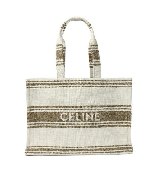 Céline Natural Logo Tote Bag