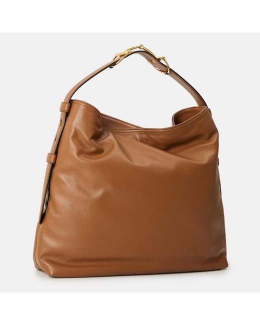 Gucci Brown Solid Color Casual Crossbody Bag