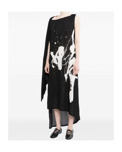 Yohji Yamamoto Black Asymmetric Dress