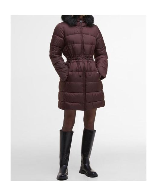 Barbour Purple Anastasia Puffer Jacket