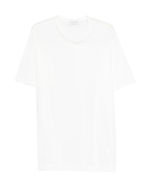 Yohji Yamamoto White Oversized T-Shirt for men