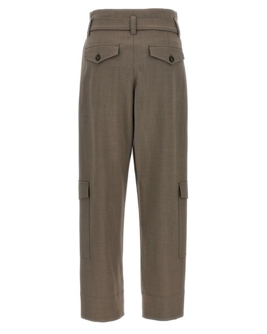 Brunello Cucinelli Gray Cargo Pants