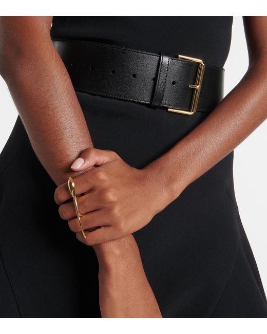 Givenchy White Logo Detail Ring