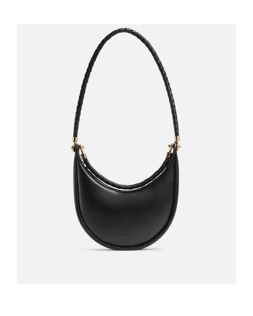 Bottega Veneta Black Hula Hoop Shoulder Bag