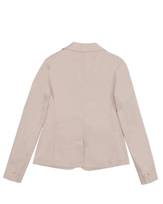 Max Mara Natural Single-Breasted Suit Jacket