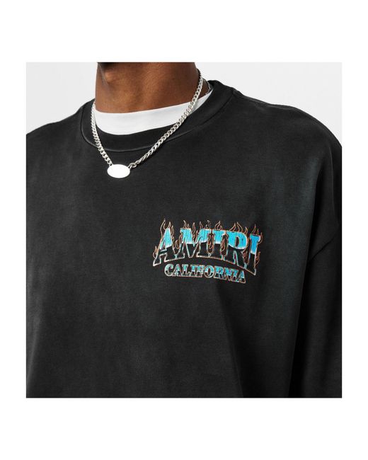 Amiri Black Sunny Os Tee for men