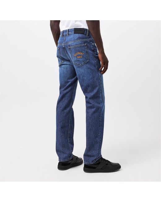 Givenchy Blue Straight Jeans for men