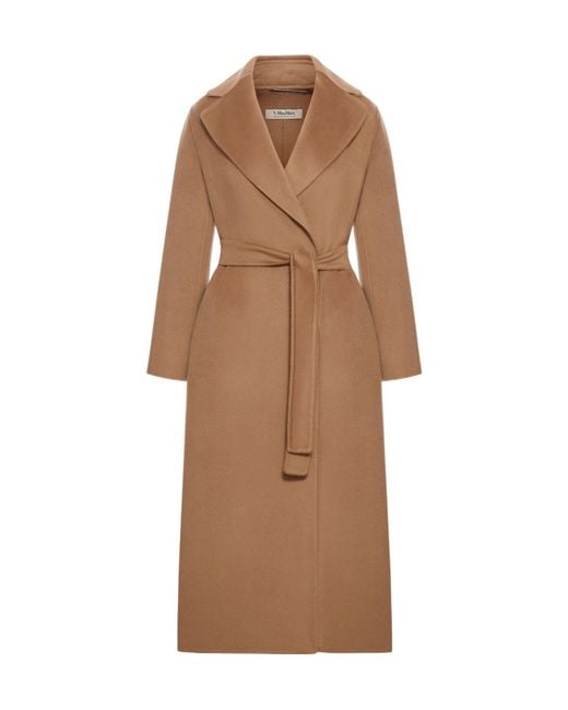Max Mara Brown 'S Paola Belted Coat