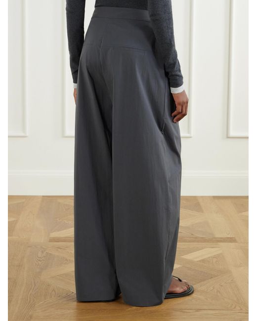 St. Agni Gray Pleated Casual Pants