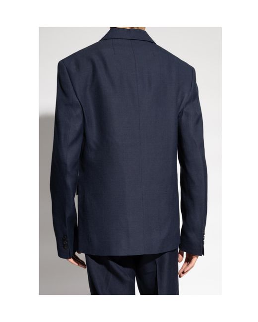 Jacquemus Blue Buttoned Blazer for men