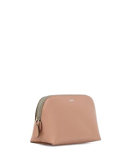Bally Pink Wrap Zipper Wallet