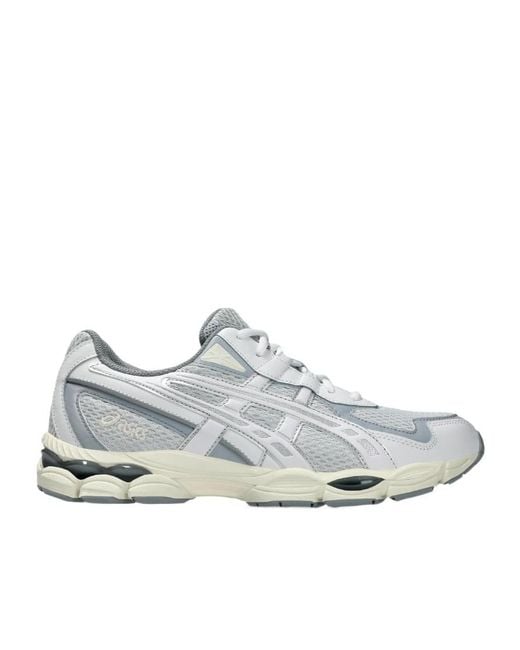 Asics White Gel-Nyc 2055 Mesh-Detail Sneakers for men