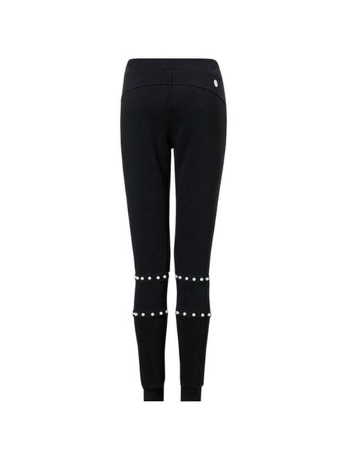 Philipp Plein Black Logo Details Sweatpants