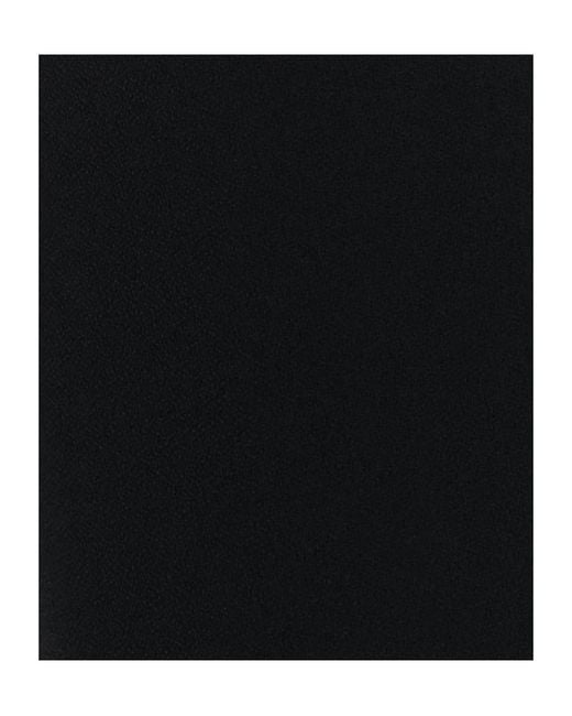 Jil Sander Black Wool Sablé Skirt