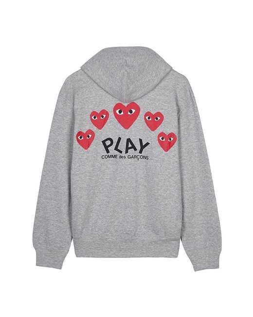 Comme des Garçons Gray Long-Sleeve Sweatshirt for men