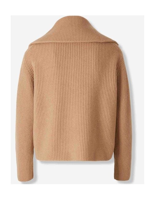 Jonathan Simkhai Brown Ribbed Pullover Knitwear