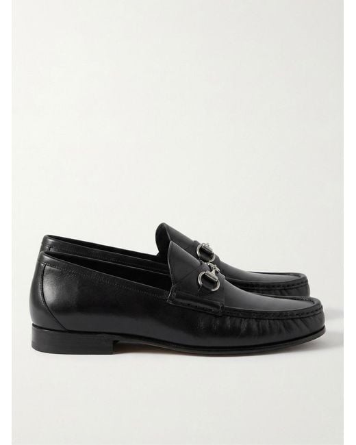 Gucci Black Horsebit 1953 Loafer With Charm for men