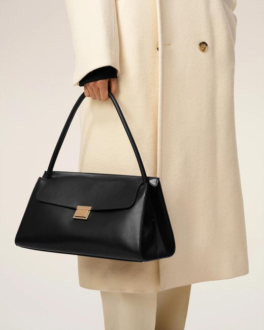 AMI Black Mimi Shoulder Bag for men