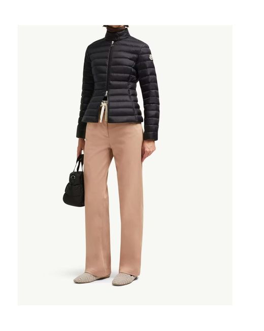 Moncler Black Igelle Zip-Up Short Padded Jacket