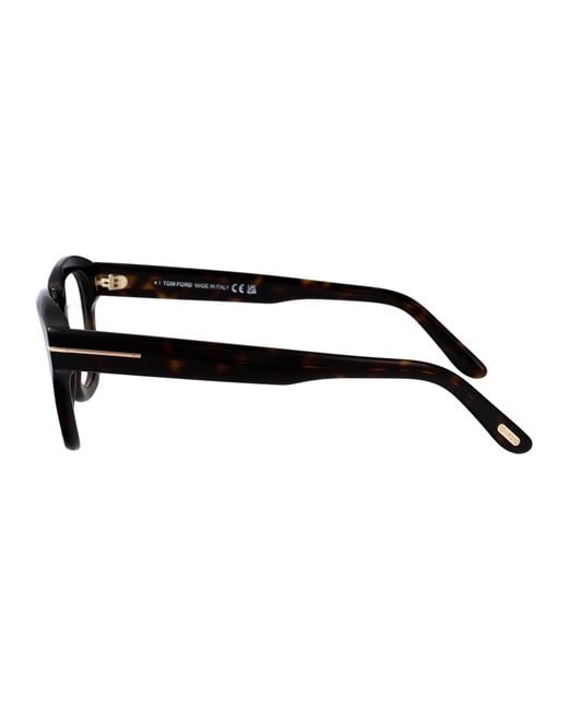 Tom Ford White Eyewear Square Frame Glasses for men