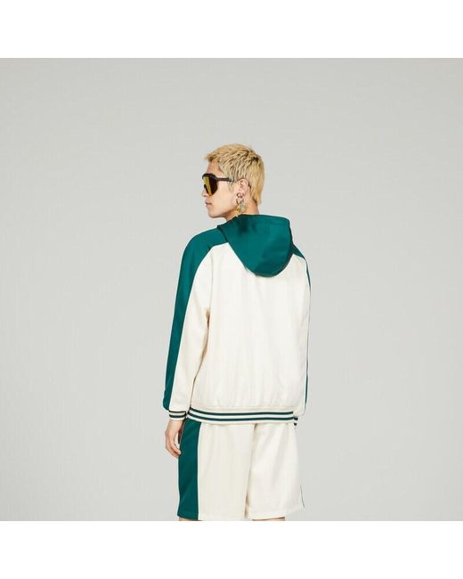 Gucci Green Zipper Casual Jacket for men