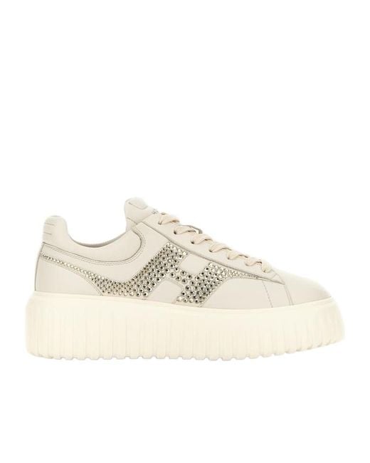 Hogan Natural H-Stripes Sneakers