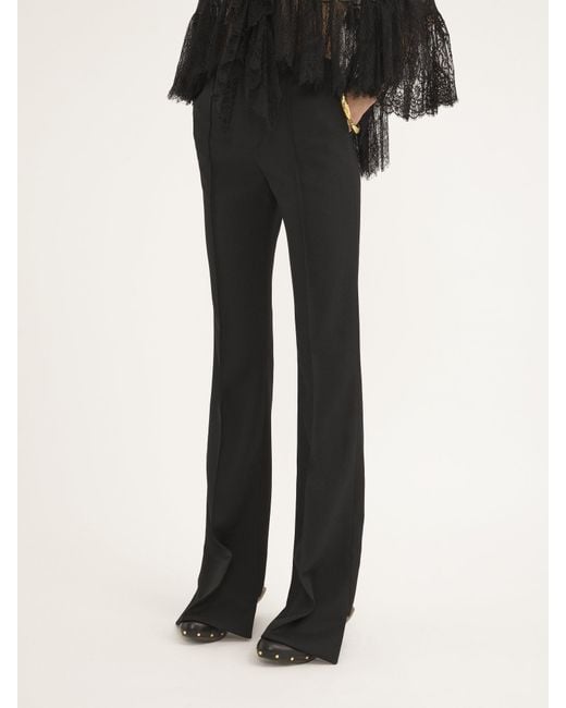 Chloé Black Chloé Wide-Leg Trousers
