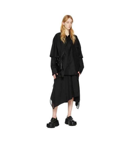 Marsèll Black Marsèll Slip-On Platform Thong Sandals