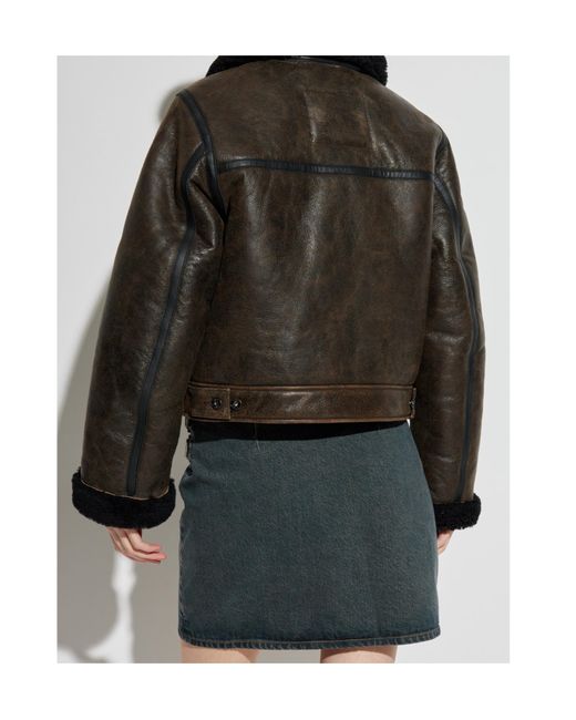 Samsøe & Samsøe Black Samsøe Samsøe Safreya Shearling Jacket