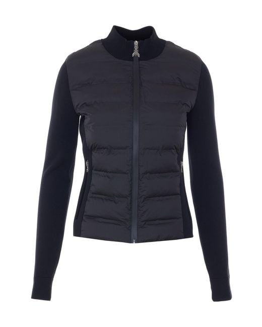 Patrizia Pepe Blue Quilted Zip-Up Jacket