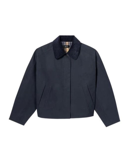 A.P.C. Blue Long-Sleeved Jacket