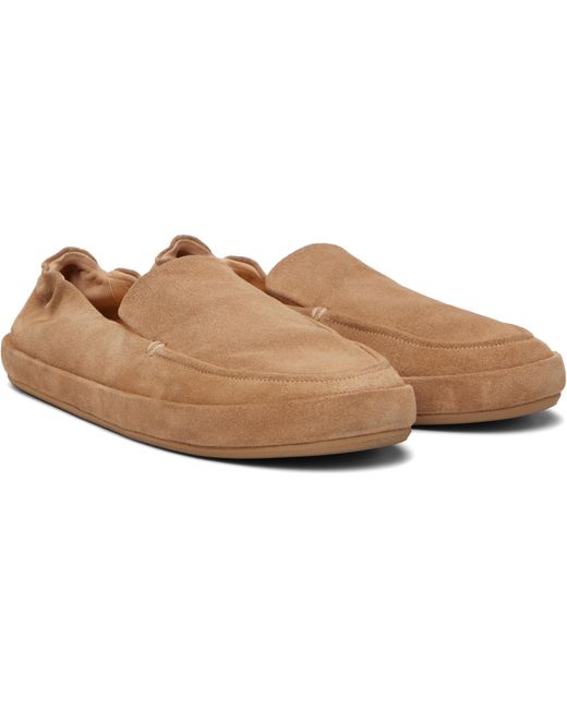 Marsèll Brown Marsèll Scatopelle Suede Loafers for men