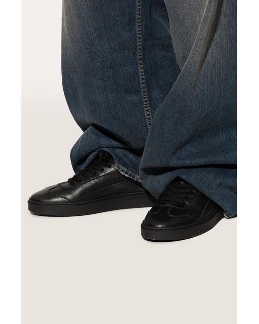DSquared² Black Lace Up Rider Sports Shoes for men