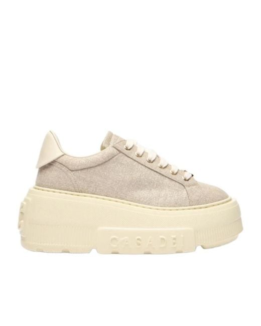 Casadei Natural Nexus Solar Eclipse Lace-Up Sneakers