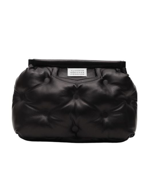Maison Margiela Black Glam Slam Classique Medium Shoulder Bag