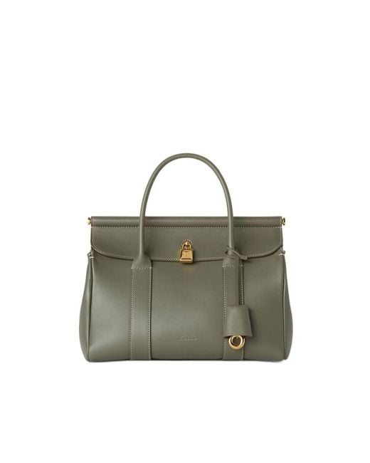 Loro Piana Green Loom L25 Shoulder Bag