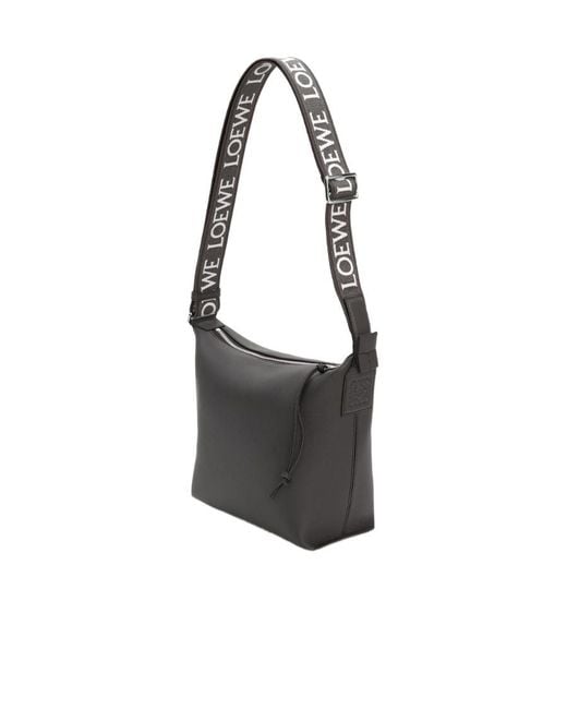 Loewe Black Small Cubi Crossbody Bag for men
