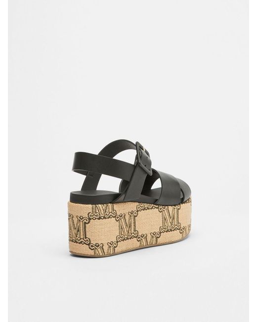 Mara Mare Women's Black Platform Sandals