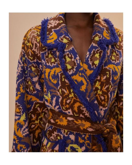 Farm Rio Multicolor Knitted Blazer