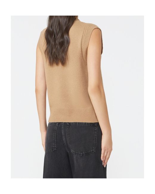 Weekend by Maxmara Natural Cashmere Knitted Vest